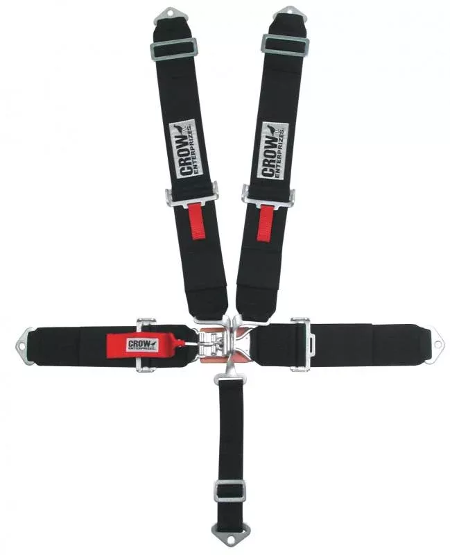 Crow 5-Way Standard 3" Latch & Link Harness - Black