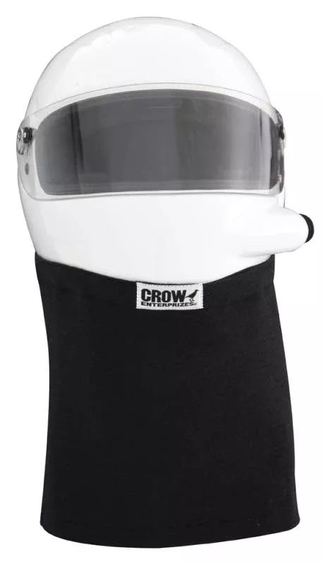 Crow Knit Nomex Helmet Skirts - SFI-3.3 - Black