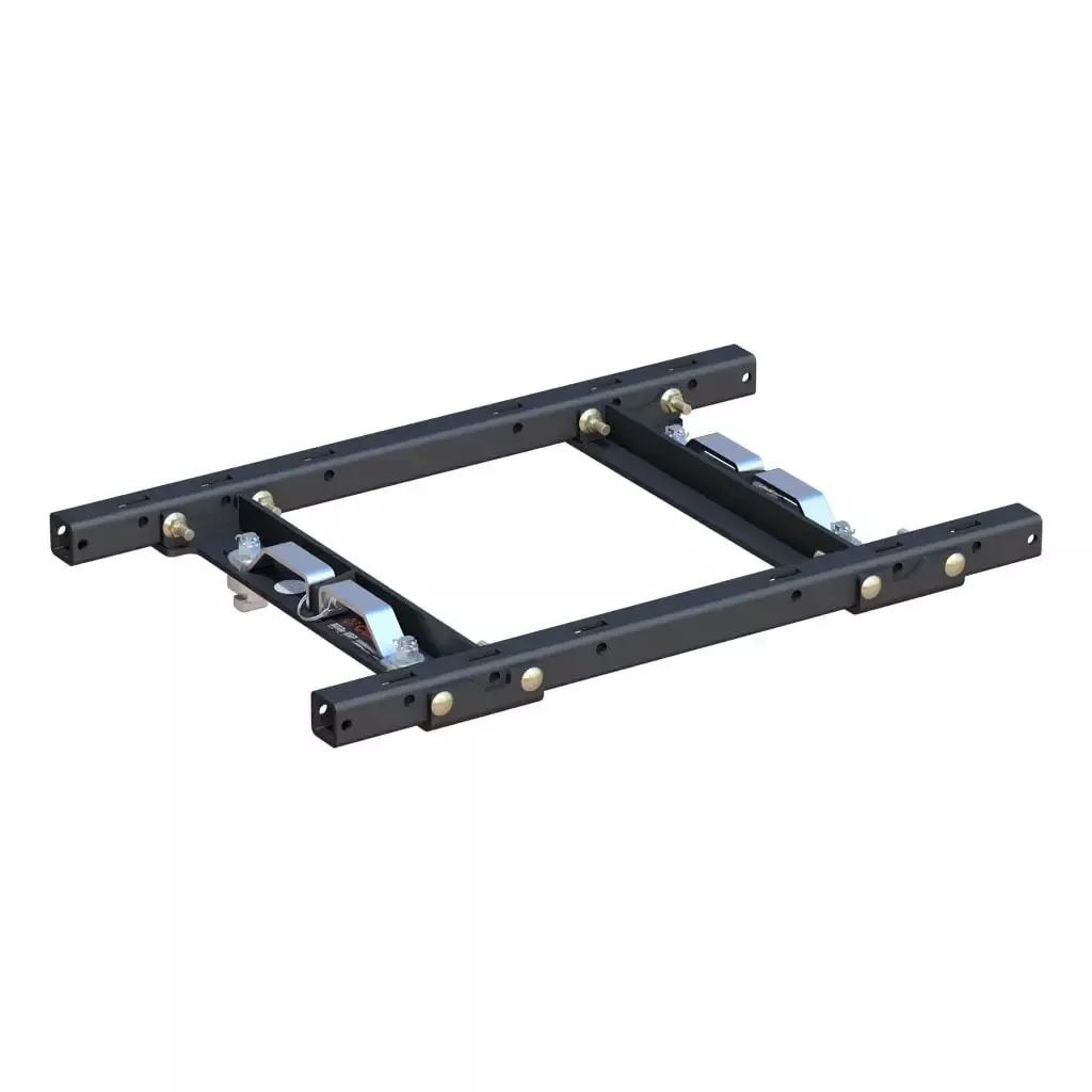 CURT 16027 Puck System 5th Wheel Adapter with Rails, Select Chevy, Ford, GMC, 25K
