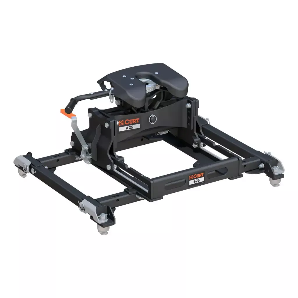 CURT 16058 A25 Sliding 5th Wheel Hitch, 25K, Select Ram 2500, 3500 Puck System