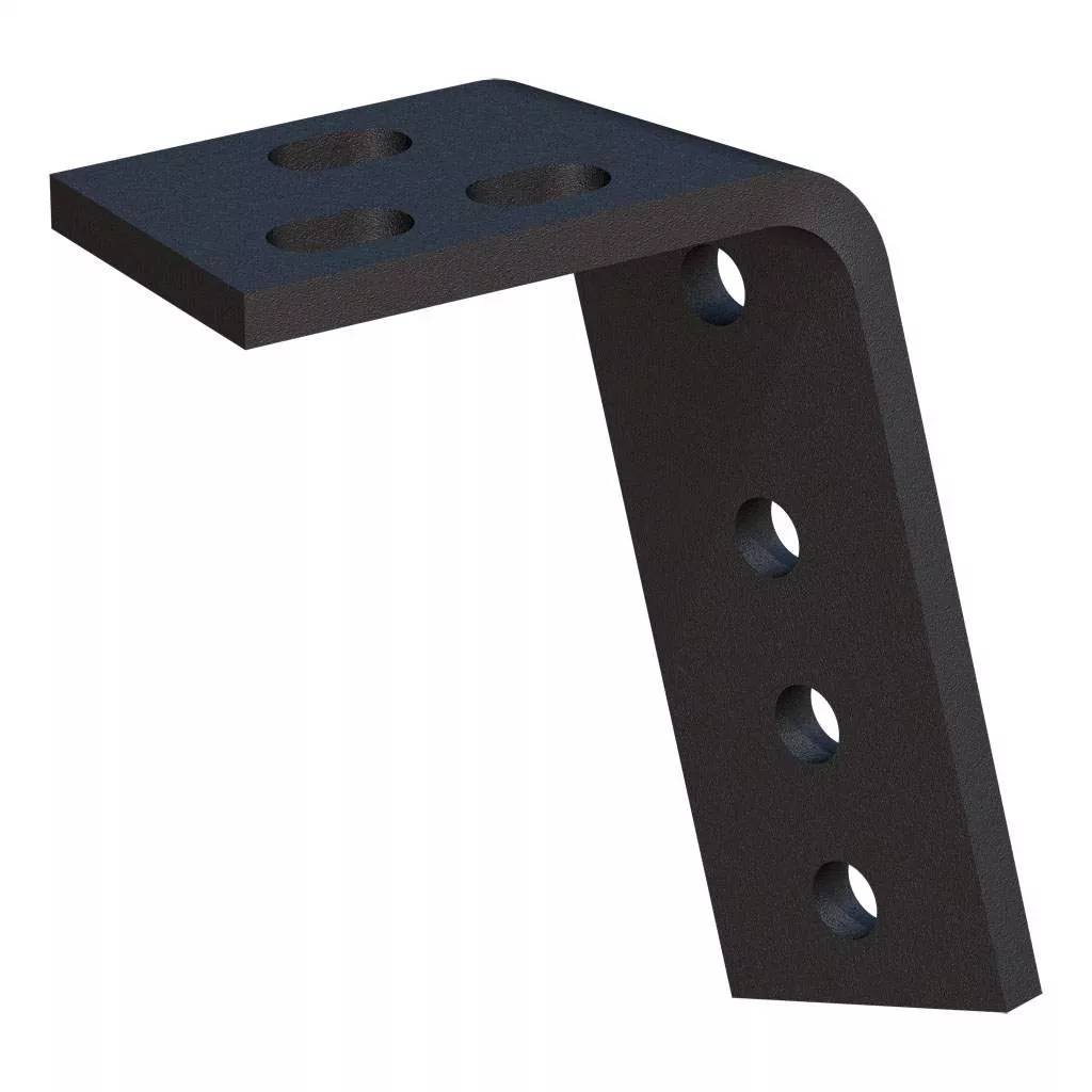 CURT 16303 Semi-Custom 5th Wheel Brackets, Select Dodge Ram 1500