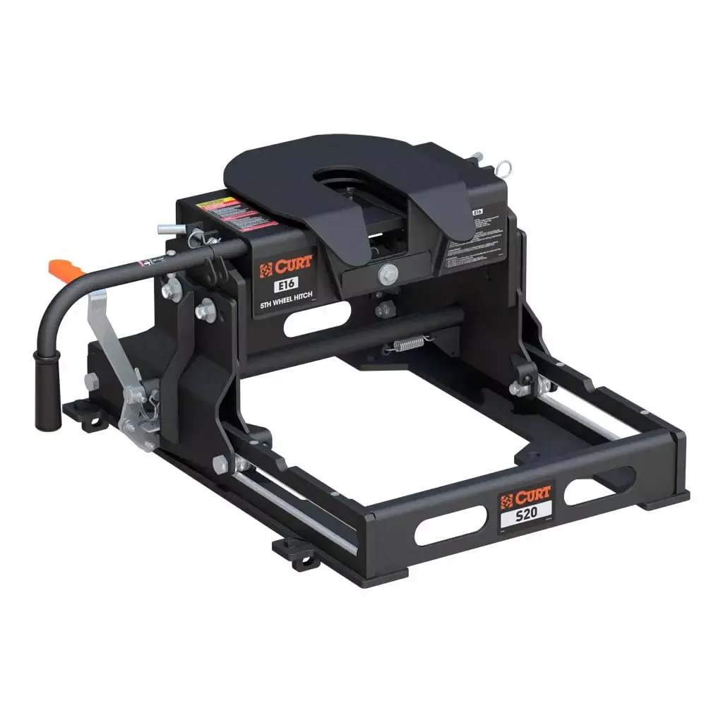 CURT 16511 E16 Sliding 5th Wheel Hitch, 16,000 lbs.
