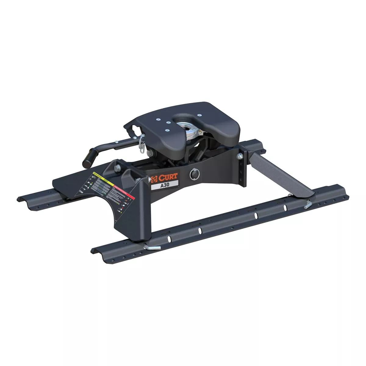 CURT 30K, A30 5th Wheel Hitch with Base Rails, 30,000 lbs 16191