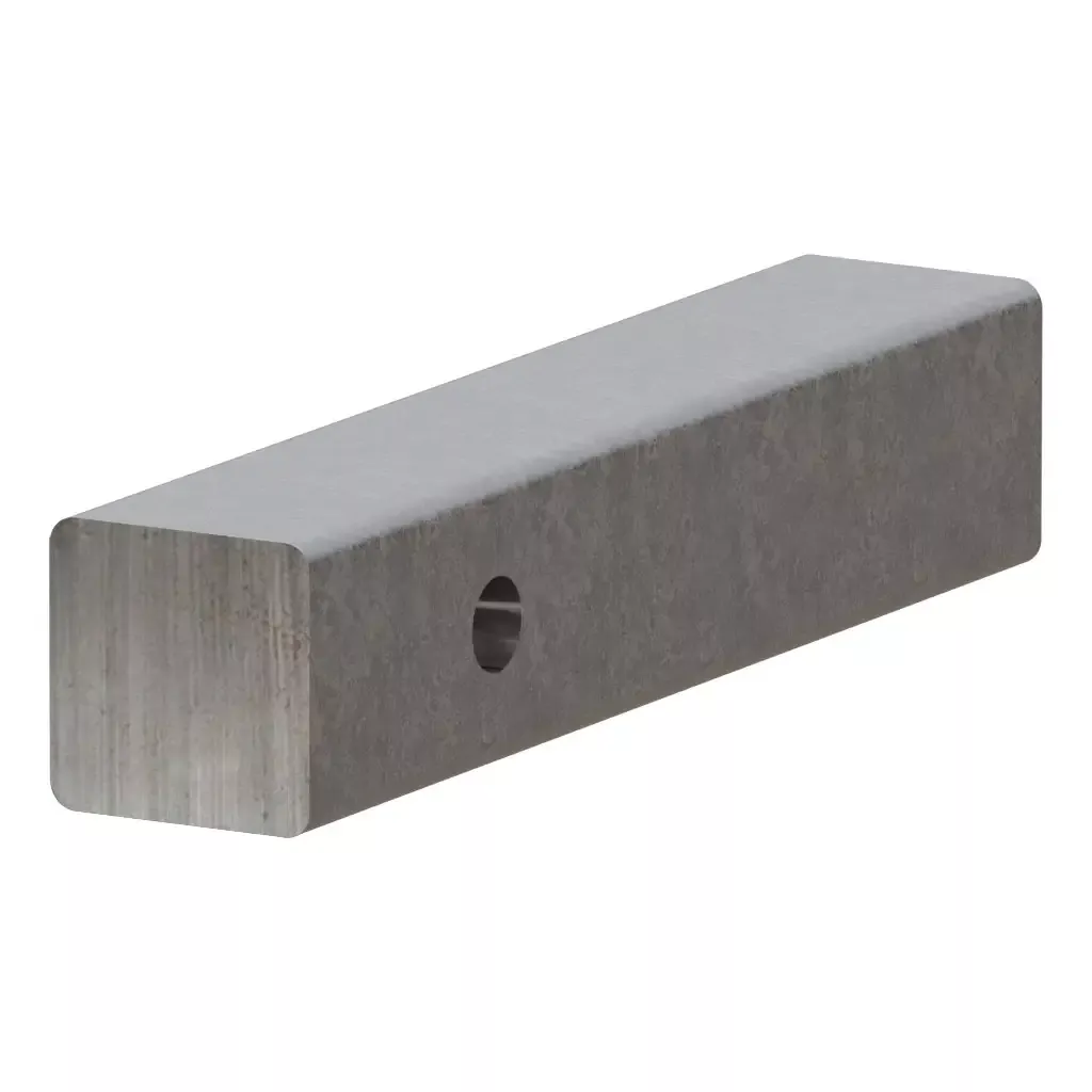 CURT 49529 2" x 10" Raw Steel Hitch Bar