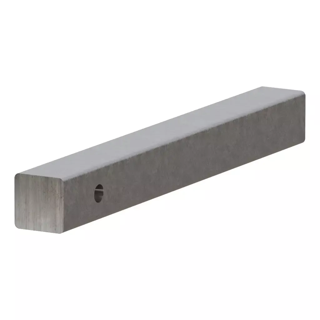 CURT 49533 2" x 18" Raw Steel Hitch Bar
