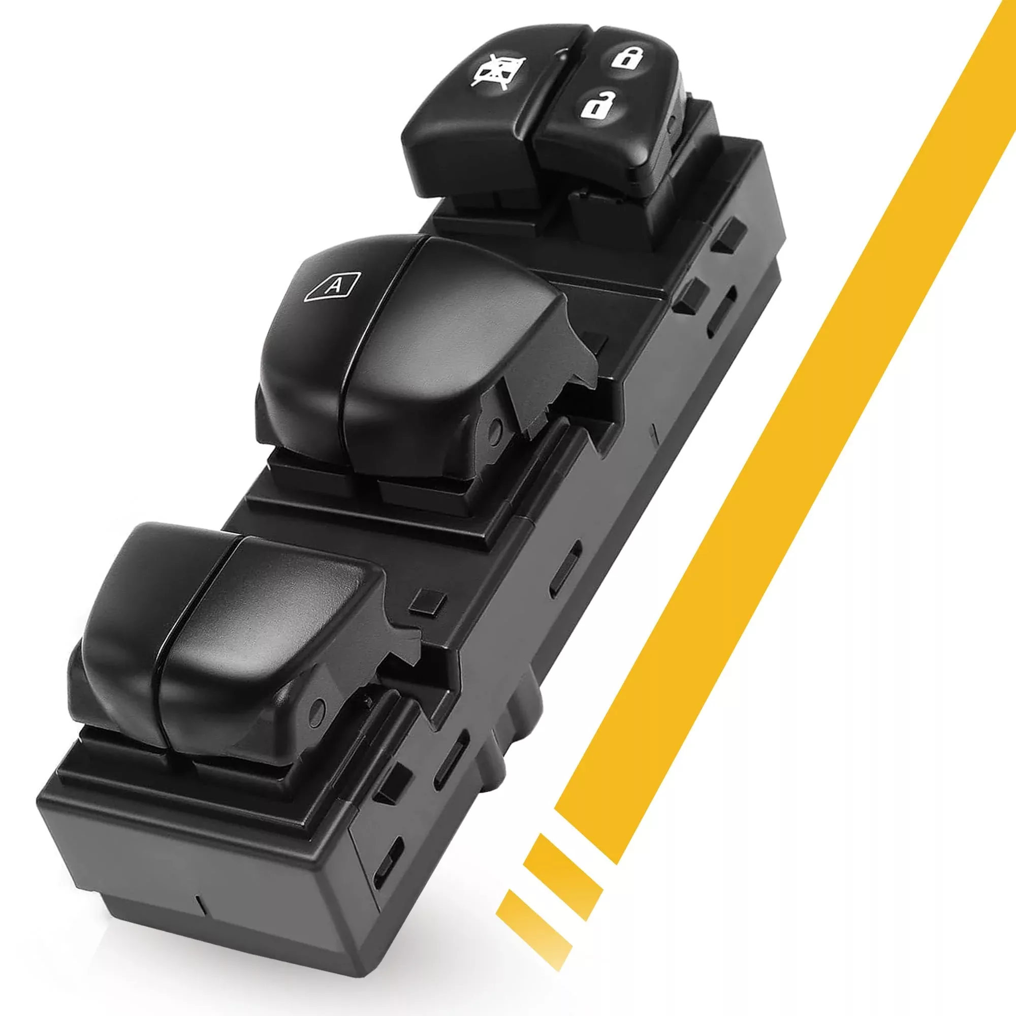 Dasbecan Driver Side Master Power Window Switch Compatible With Nissan Pathfinder/Altima/Frontier/Leaf/Juke 2010-2018 Door Main Control Button Replaces# 25401-3Ta5A 25401-1Ka0B 25401-3Sh1A