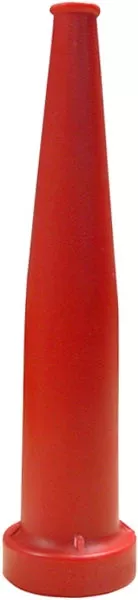 Dixon 1 1/2 in NPSH Red Polycarbonate Plain Hose Nozzles
