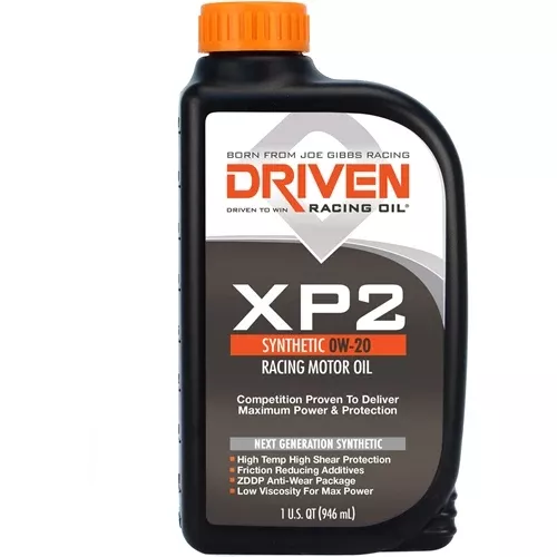 Driven XP2 0W-20 Synthetic Racing Oil (Qt)