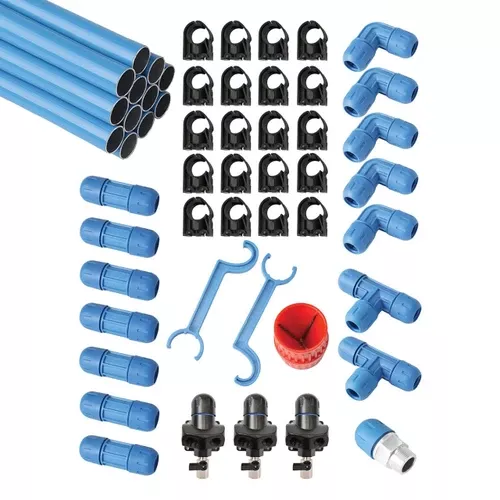 FastPipe Master Kit 3/4 in. dia. x 90 ft. Pipe w/3 Outlets