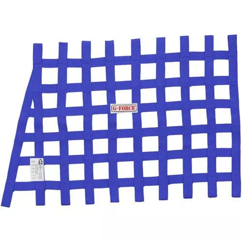 G-Force Angle Ribbon Window Net - 18" X 26" X 23" - Blue
