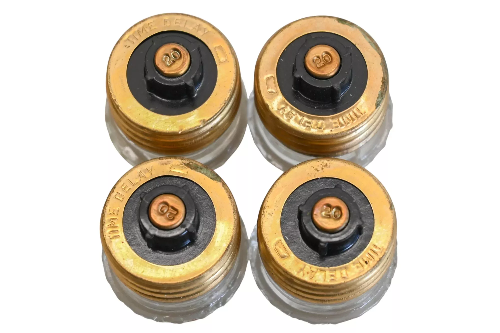 Gould GT20 20A-125V Plug Fuses Qty 4 NOS