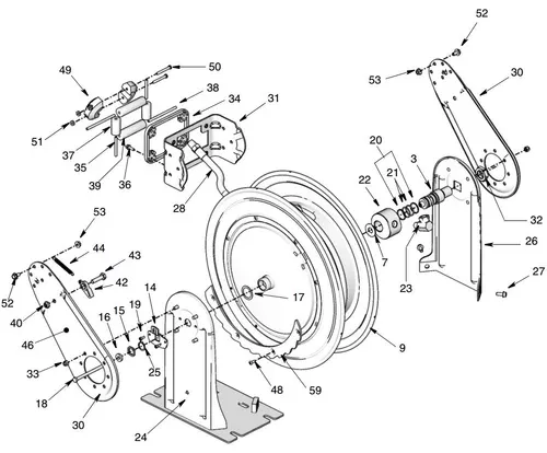 Graco XD 30 Hose Reel Ratchet & Latch Kit - All Models