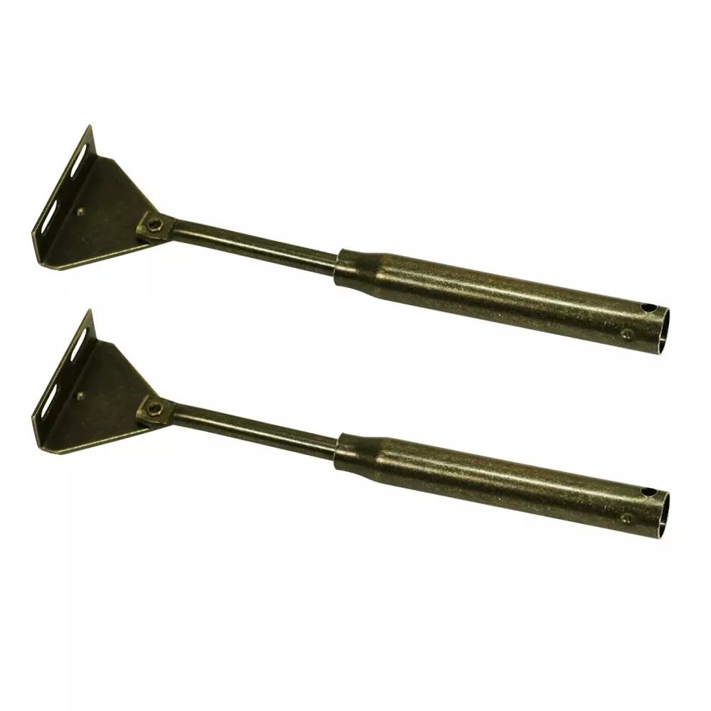 H. Bowes RV Cabinet Hardware Door Strut Spring Loaded - 2 Pack, Stainless Steel, Metal