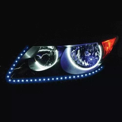 Heise HE-BSV54 54 Inch Sideview Strip Light Blue Pair - Bulk Pack