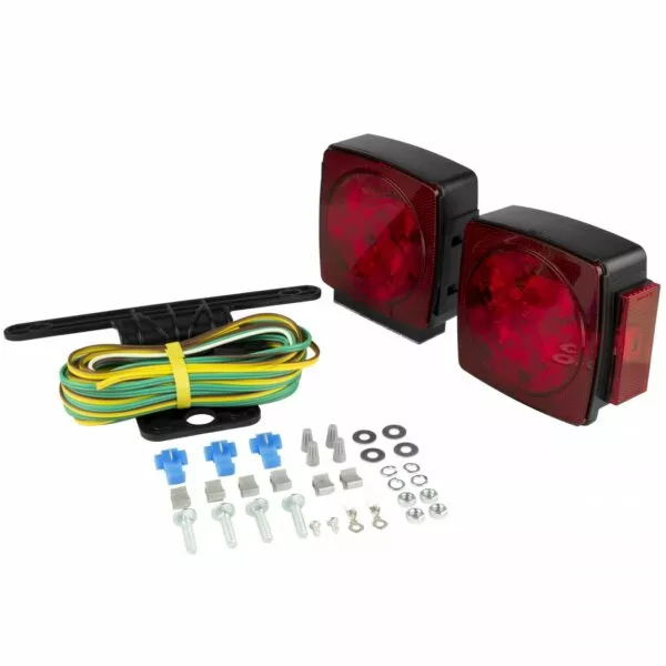 Hopkins – LED Stop/Tail/Turn Submersible Light Kit – Under 80″ Wide