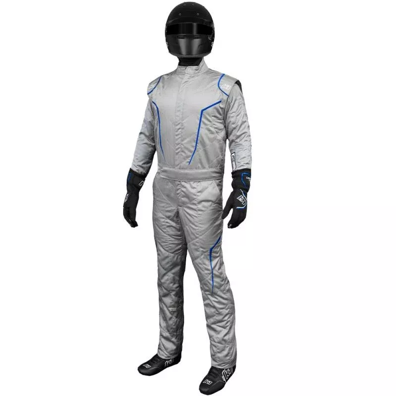 K1 RaceGear GT2 Suit - Gray/Blue