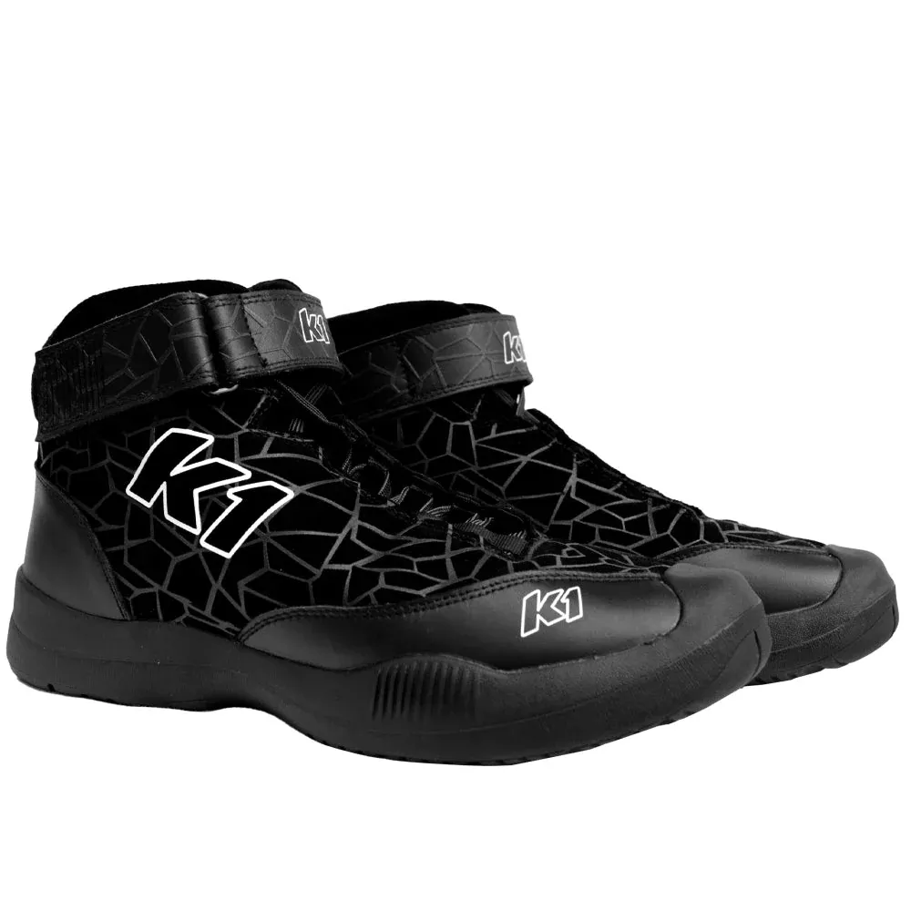 K1 RaceGear Versus Nomex Pit Crew Shoe - Black
