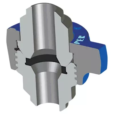 Kemper Valve Figure 1502B Butt-Weld Hammer Unions - Schedule 160 - 3 in.