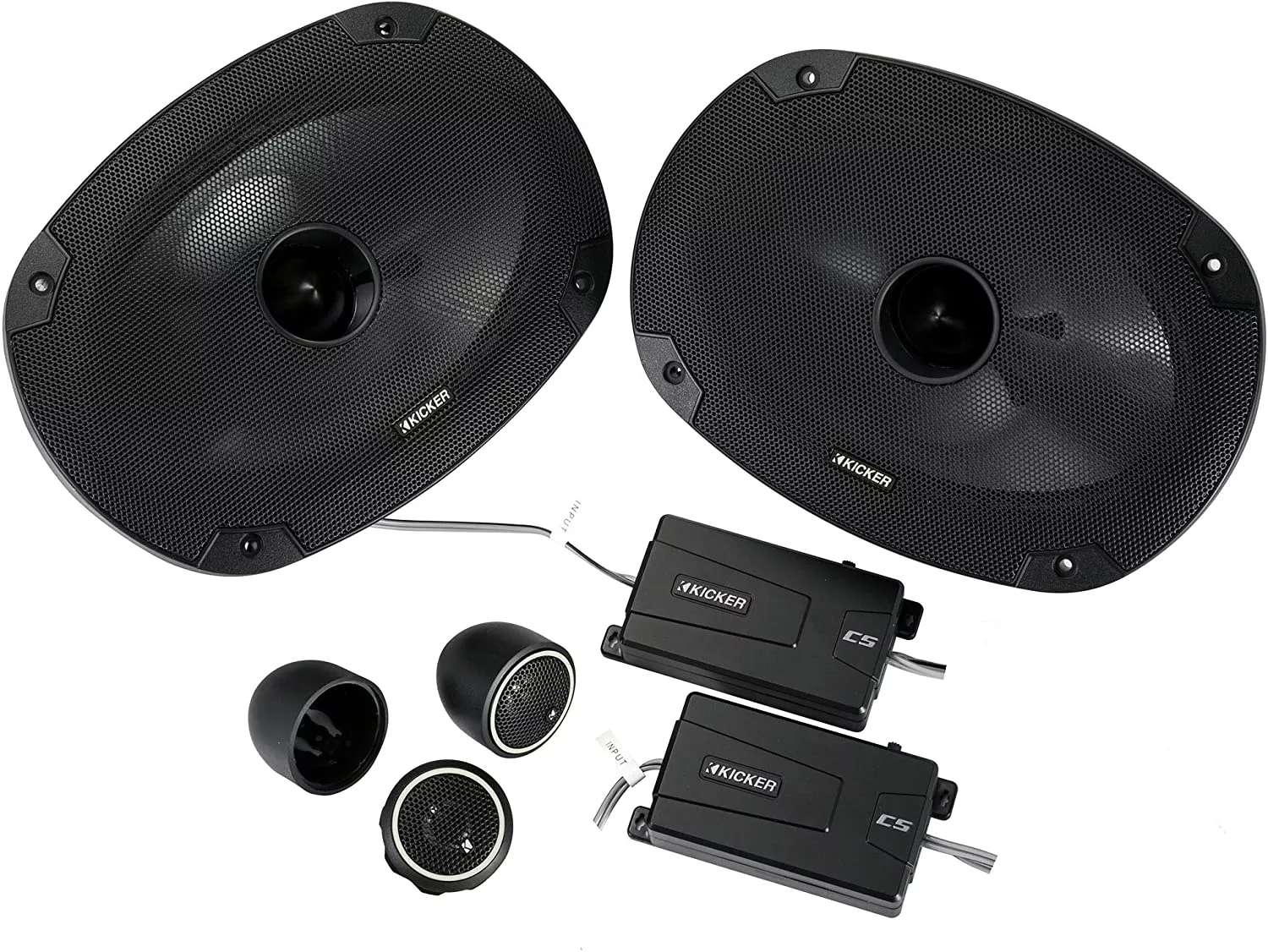 Kicker 46CSS694 Car Audio 6x9 Component Full Range Stereo Speakers Set CSS69