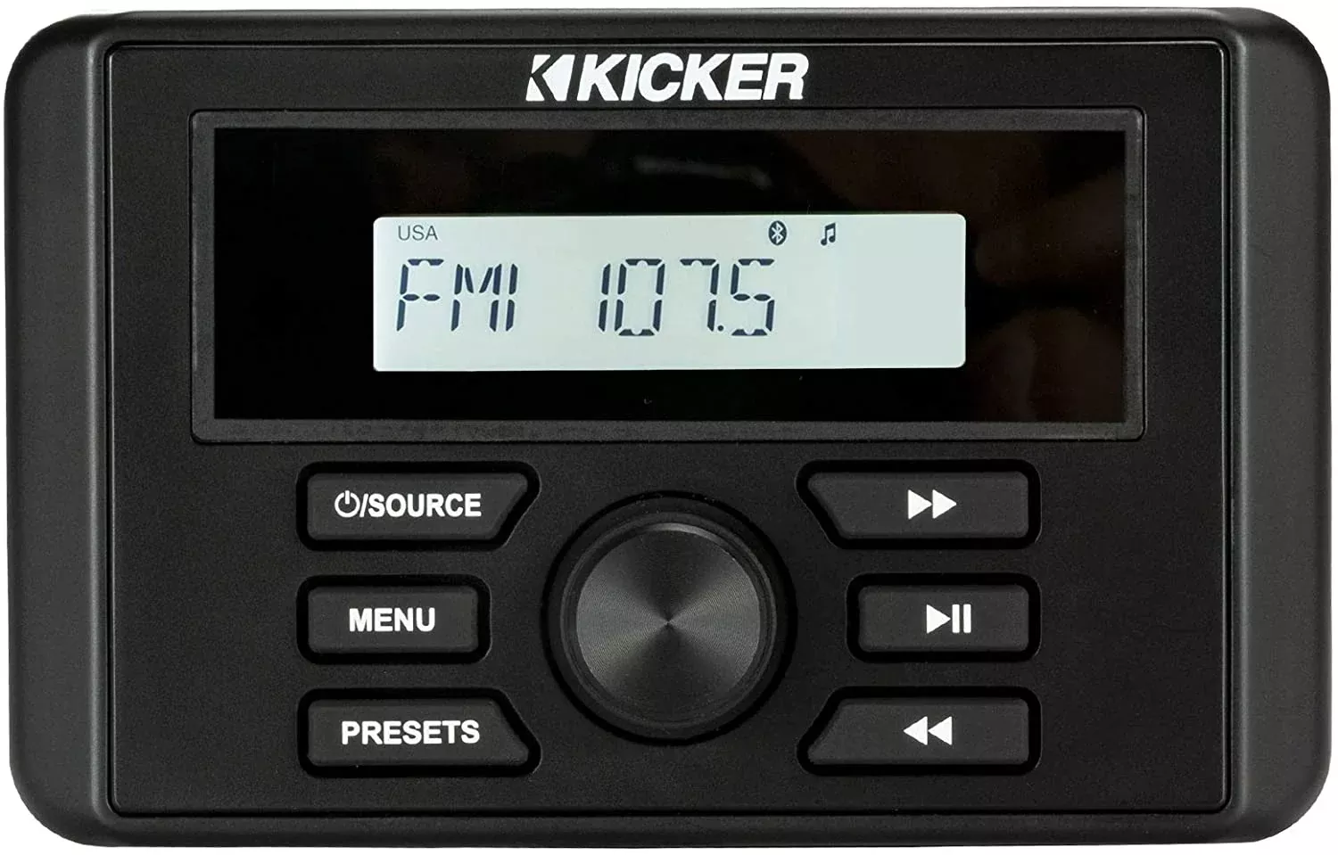 Kicker 46KMC3 Powersports/Marine Audio Bluetooth 4-Chan. Digital Media Receiver