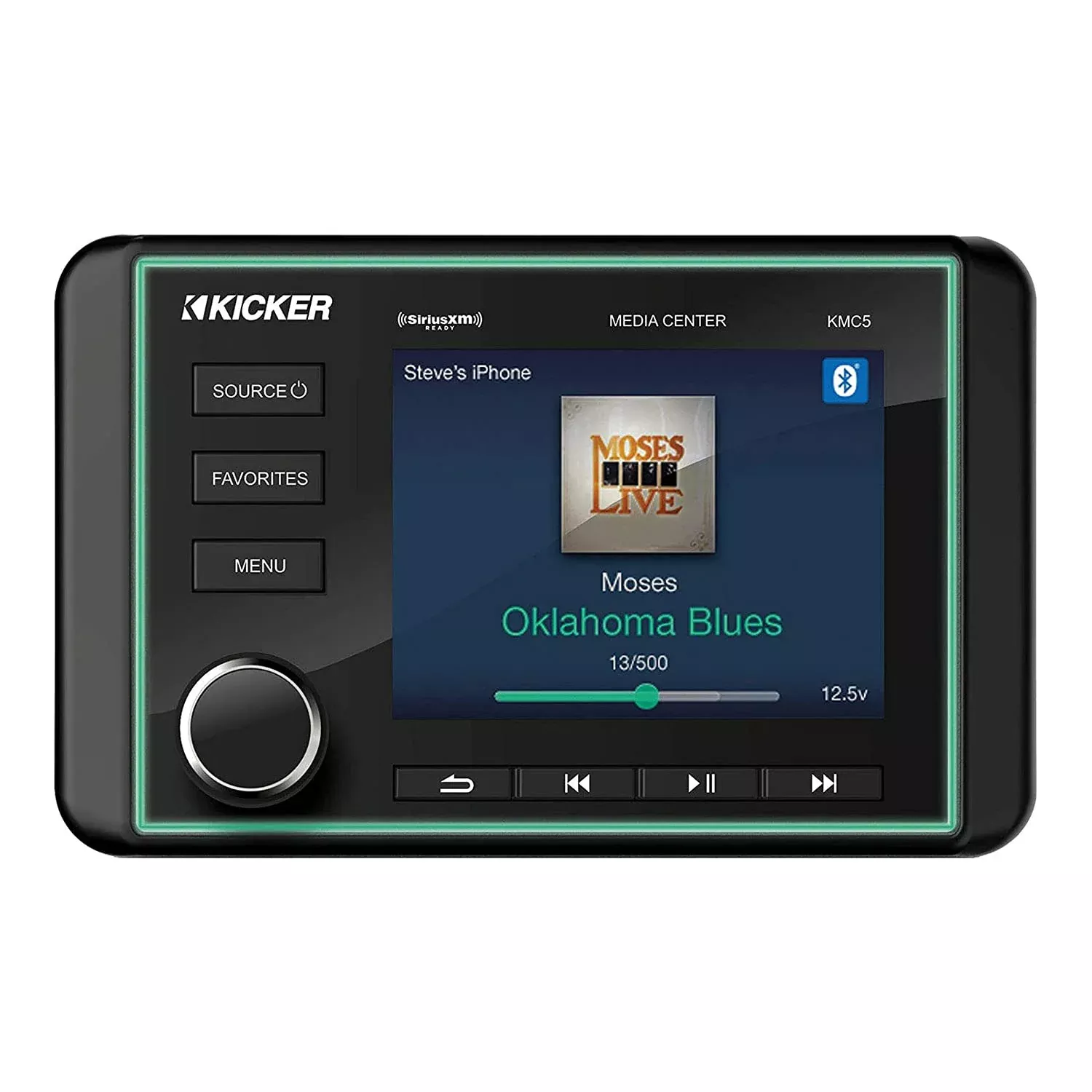 Kicker 46KMC5 Marine Media Receiver with Bluetooth