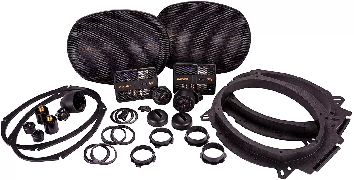 Kicker 47KSS6904 6x9" Car Audio Component Speaker System, 150 W RMS, 300 W Peak