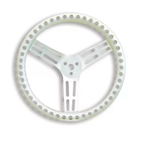 Longacre 14" Uncoated Aluminum Lightweight Steering Wheel