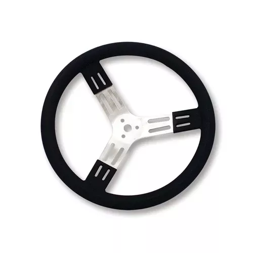 Longacre 15" Aluminum Steering Wheel - Smooth Grip