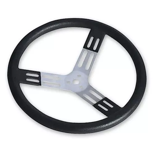 Longacre 17" Aluminum Steering Wheel - Smooth Grip