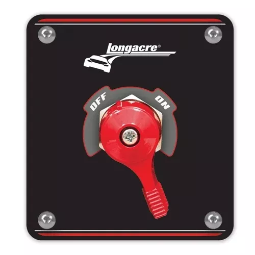 Longacre High Capacity Battery Disconnect with Panel - 4 Terminal