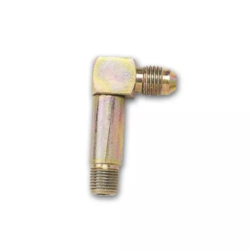 Longacre Long Leg Brake Caliper Fitting - 1/8" NPT x #4 AN 90º