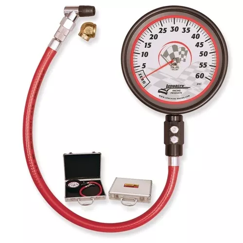 Longacre Pro Precision 4 ½” Tire Gauge 0-60 by ½” lb