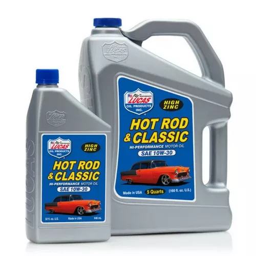 Lucas 10W-30 Hot Rod & Classic Engine Oil