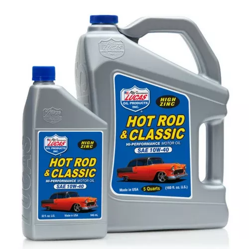 Lucas 10W-40 Hot Rod & Classic Engine Oil