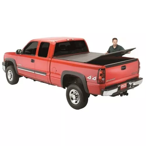 Lund 950292 Genesis Tri-Fold Tonneau Cover - 2019 Silverado/Sierra 1500 5.5' Bed
