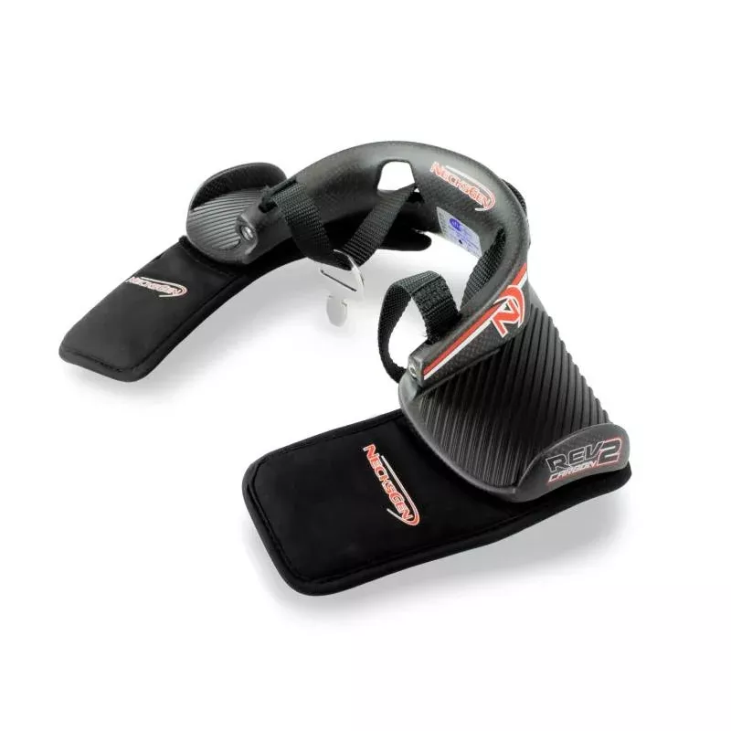 NecksGen REV 2 Carbon Head & Neck Restraint - 2" Harness