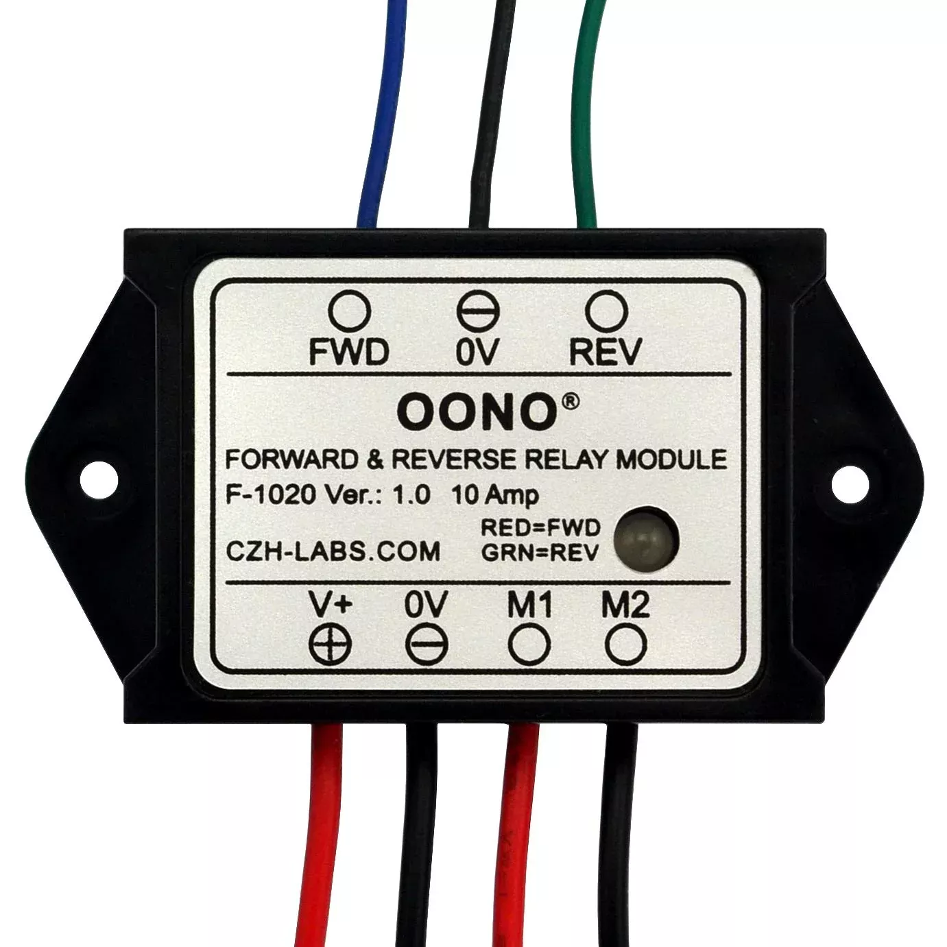 OONO Forward and Reverse Relay Module for Motor/Linear Actuator, DC 24V, Model F-1020