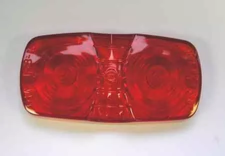Peterson – 138 Series Red Replacement Lens – “Double Bullseye” Clearance / Side Marker