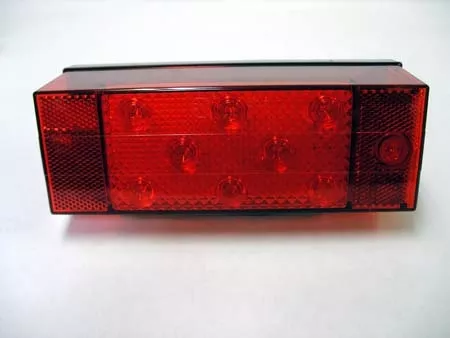 Peterson – LED Rectangular Stop / Turn / Tail Light – Over 80″ – Curb Side – 856 Series