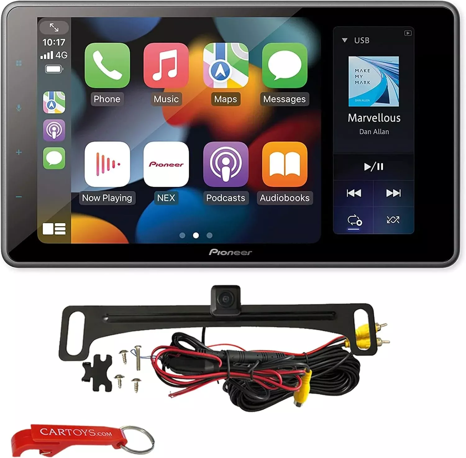 Pioneer DMH-WT3800NEX Car Stereo, Wireless Apple CarPlay/Android & Backup Camera