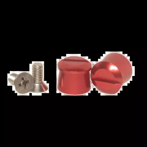 Pulse Aluminum Tear Off Posts - Red