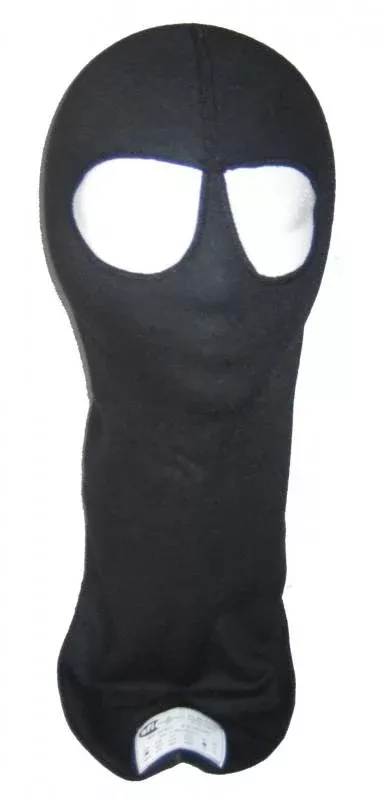 PXP RaceWear 2 Layer Dual Eyeport Headsock - Black