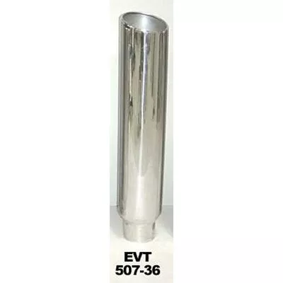 Pypes Exhaust Stack 5in x 7in 36in L Polished EVT507-36