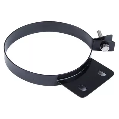 Pypes Stack Clamp 6in Stainless Black HSC006B