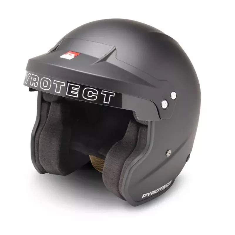 Pyrotect Pro Sport Open Face Helmet - Flat Black