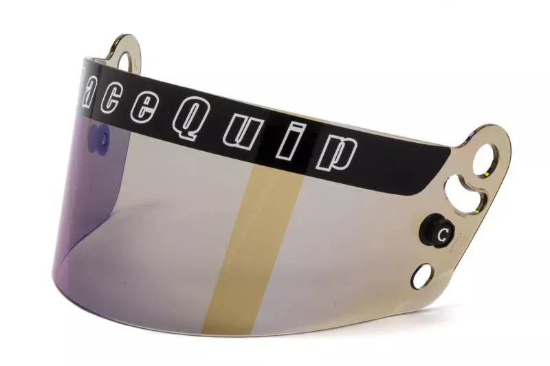 RaceQuip Blue Iridium Helmet Shield - Fits RaceQuip Pro 15/ Pro Series Helmets Only