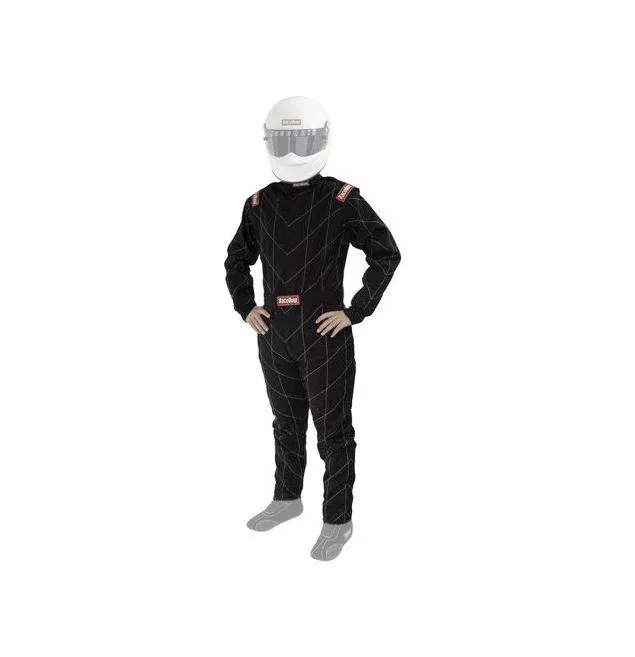 RaceQuip Chevron SFI-1 Suit - Black