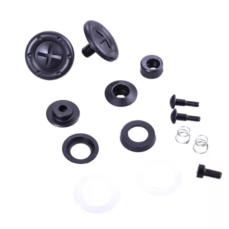 RaceQuip Helmet Shield Hardware Kit - Pro/Vesta Helmet - Black