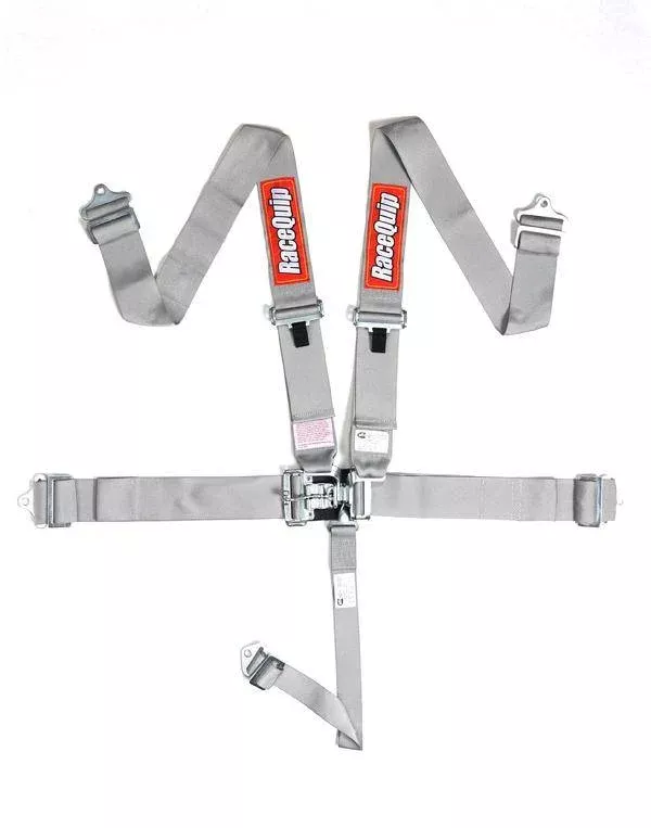 RaceQuip Platinum Latch & Link Harness - 5-Point - Black
