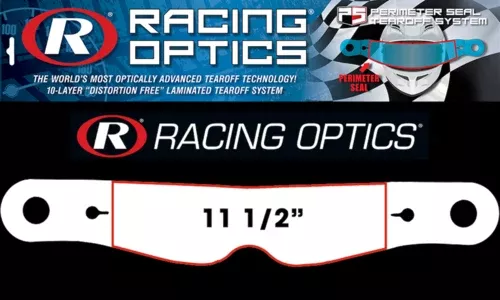 Racing Optics XStack Perimeter Seal Tearoffs - Clear